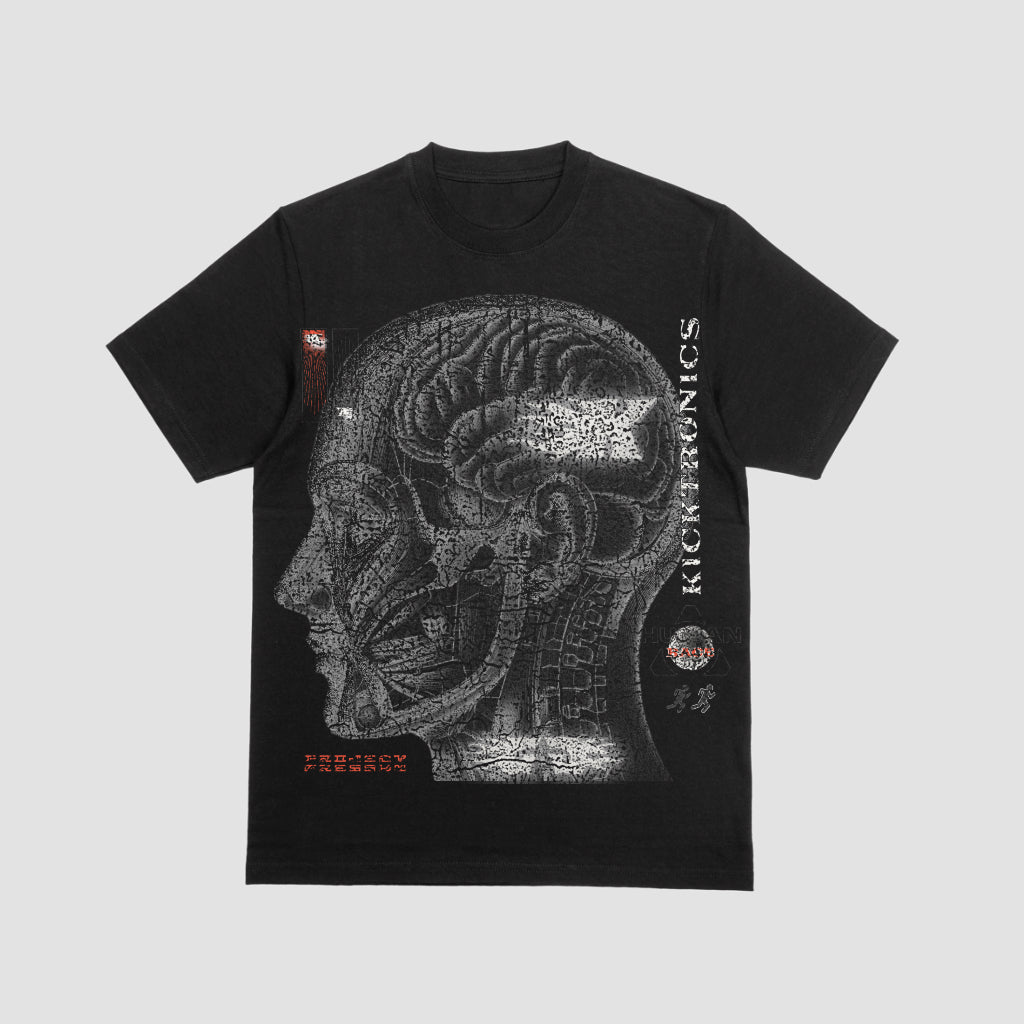 Kicktronics X-Ray Anatomy Graphic Tee (Black)
