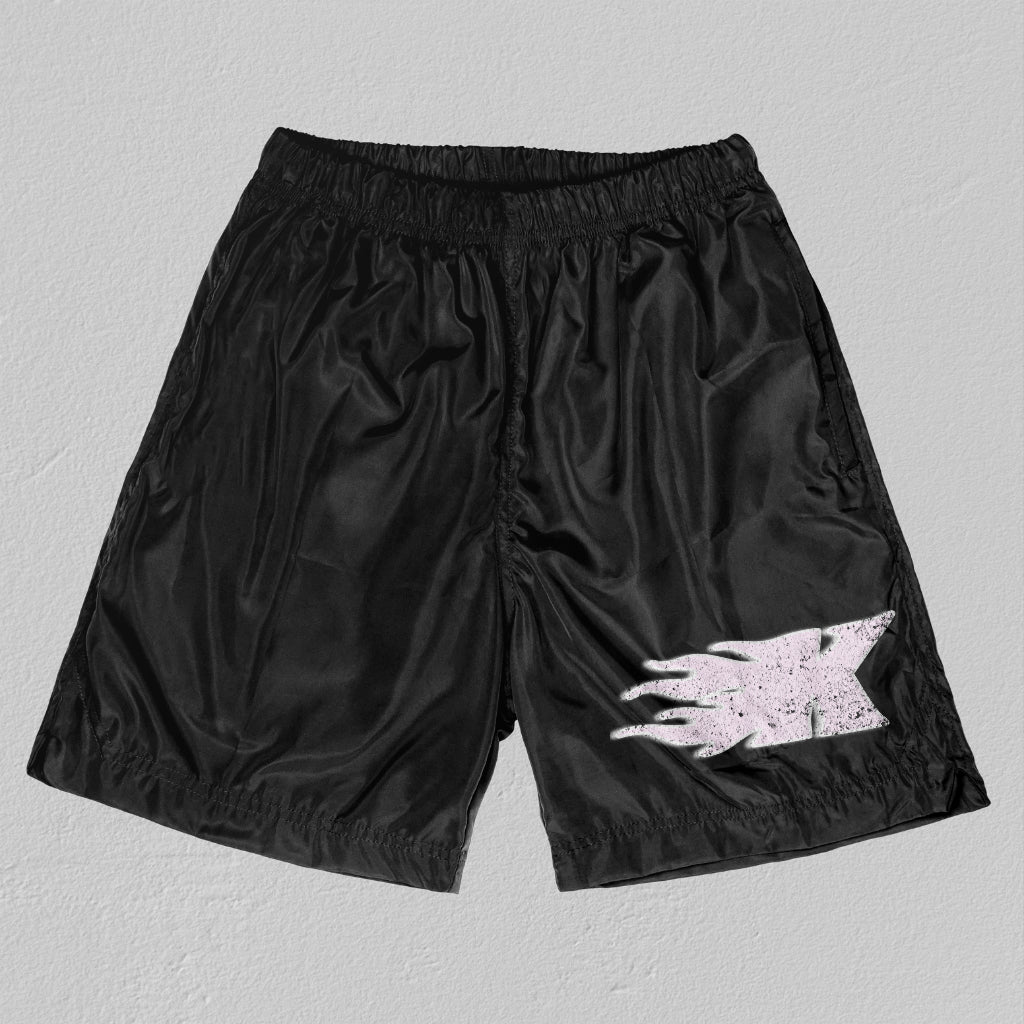 Kicktronics Flame Logo Athletic Shorts (Black)