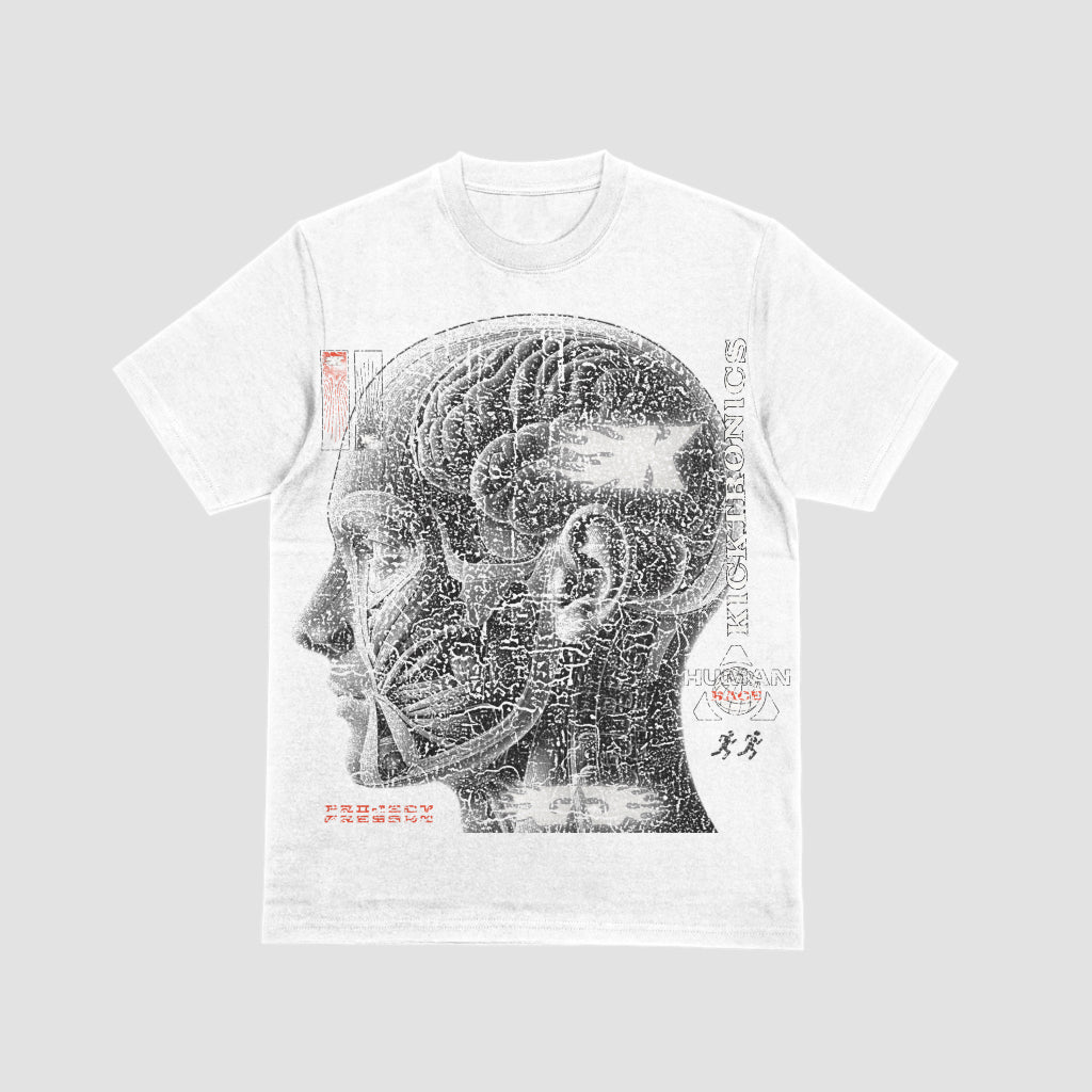 Kicktronics X-Ray Anatomy Graphic Tee(White)