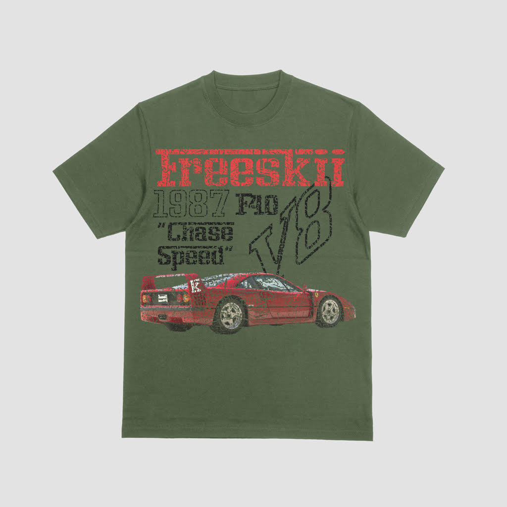 Kicktronics Vintage Speed Tee || Green