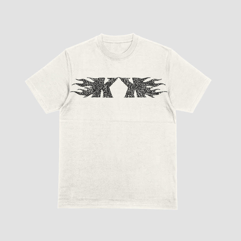 Kicktronics Flame Emblem Tee (White)